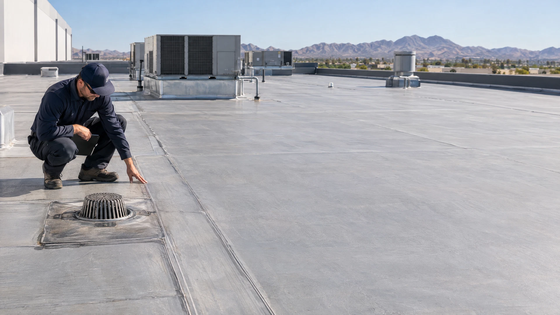 Commercial roof inspection and planning