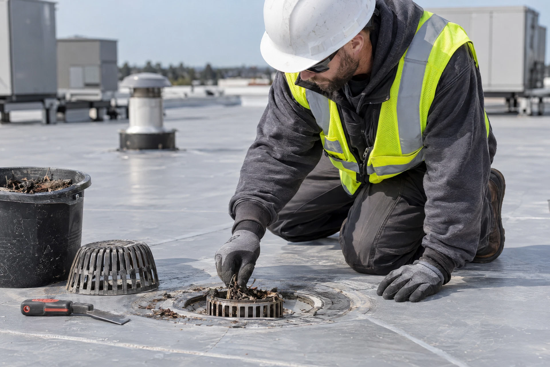 Commercial roof inspection and planning